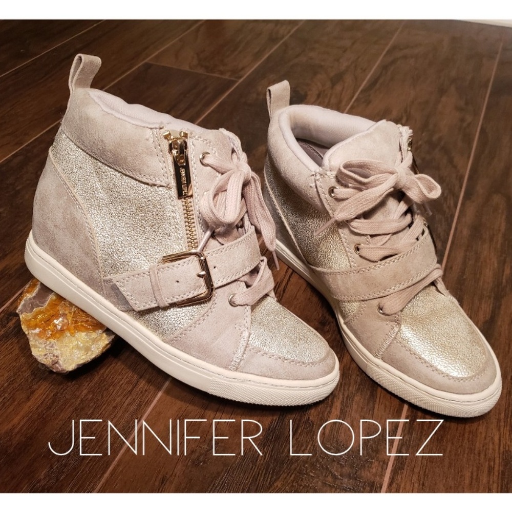Jennifer Lopez Wedge Heel Sneakers